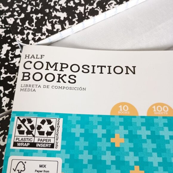 Lot of Kids Books & 7 Blank Composition Notebooks 7.5"x4.88" Journals New - Picture 3 of 12